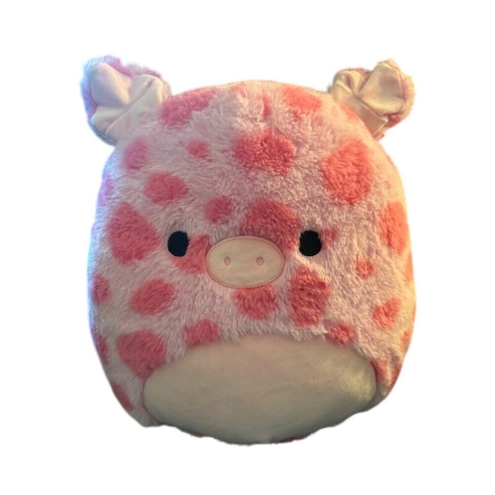 Squishmallows 12" Gwendle the Pink Spotted Pig FuzzAMallows Plush